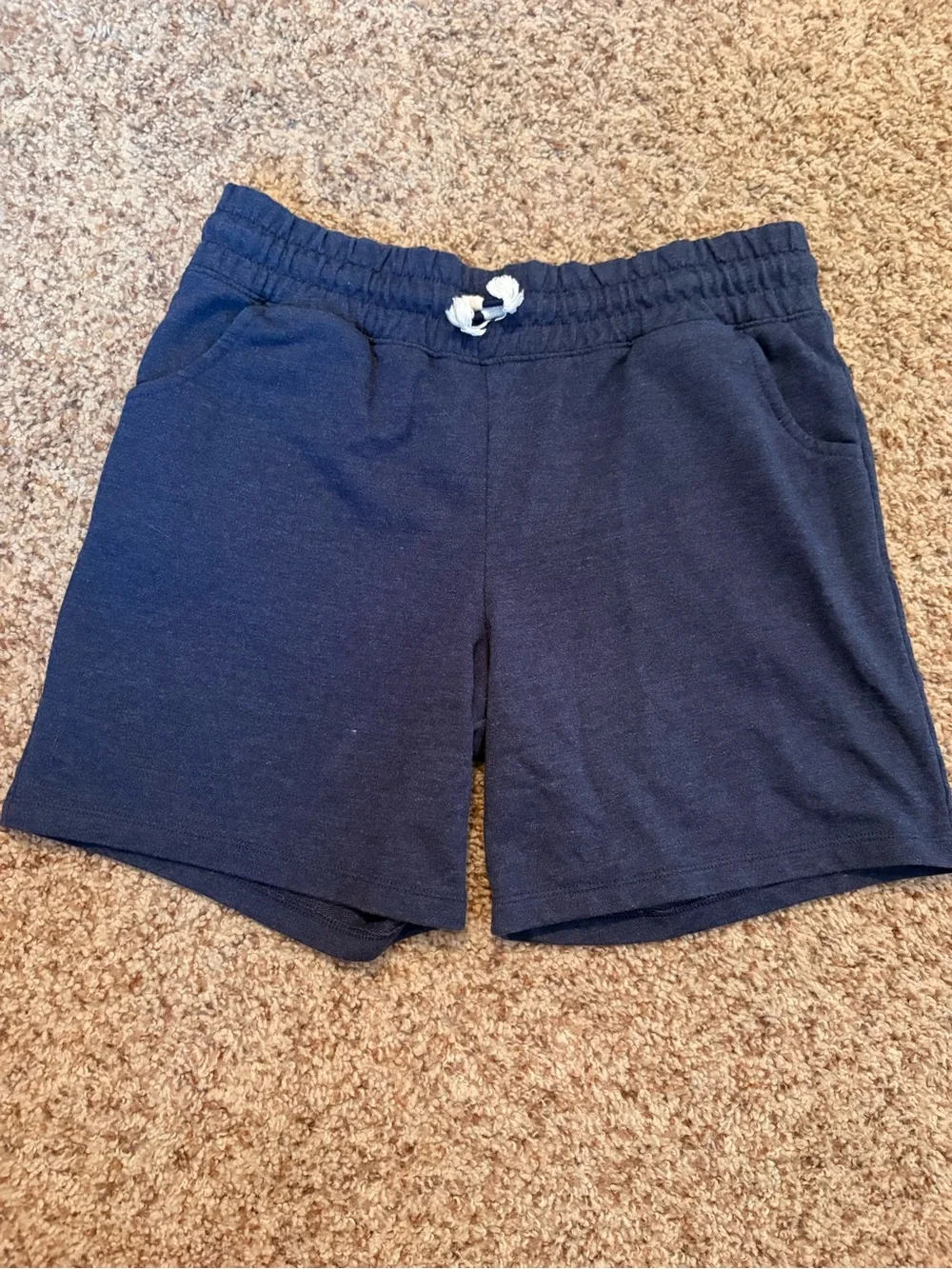 Cat & Jack Navy Blue Drawstring Knit Shorts